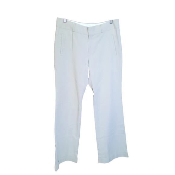 Banana Republic Trouser N0 718 Martin Fit Womens Wide Leg Cuffed Hem Size 8 - Picture 1 of 6